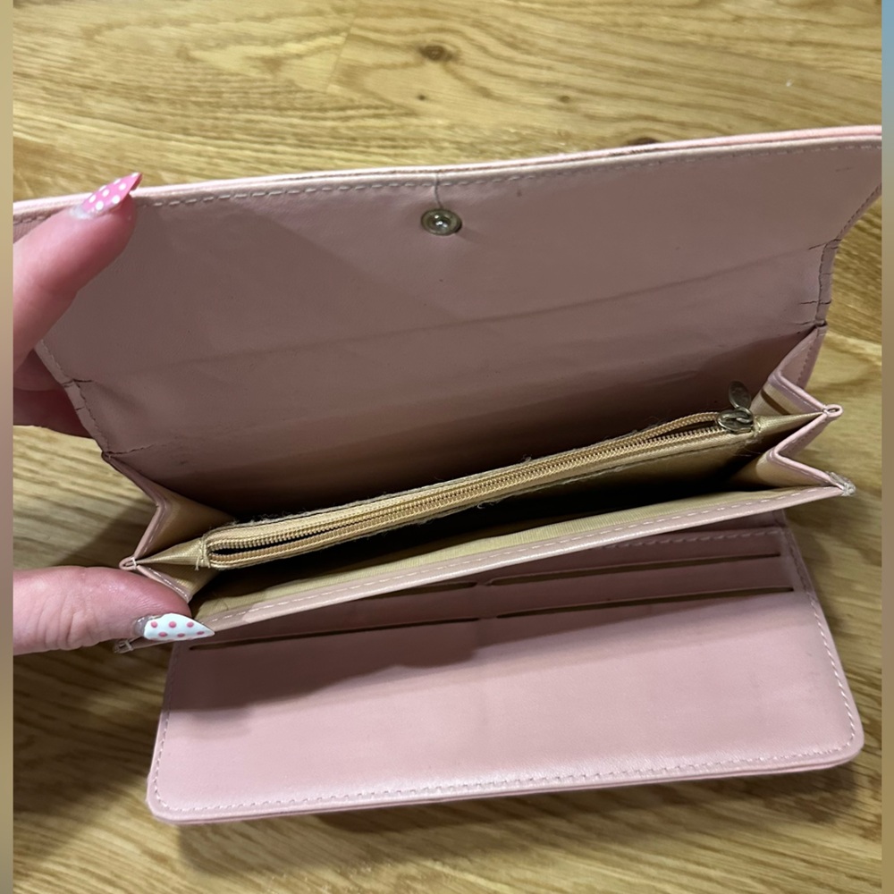 Chic Pink Quilted Women's Wallet - Picture 5 of 8